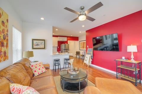 Houston Vacation Rental | 1BR | 1BA | Stairs Required | 975 Sq Ft