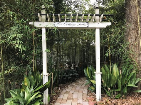 Entrance to Cottage Suites- next to main house