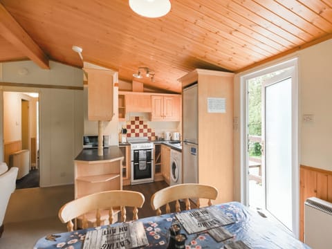 Kitchen area | Garth Holiday Park - The Squirrels Drey C32 - Garth Caravan Park, Machynlleth