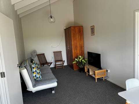 Lounge with Sofa bed and a TV