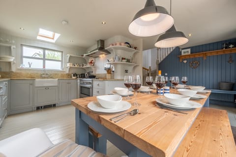 Ground floor: Open plan kitchen and dining area
