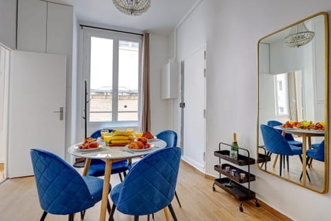 The dining area