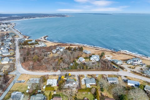 Aerial view of house and Ocean Road
