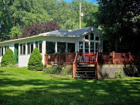 Back deck from river side