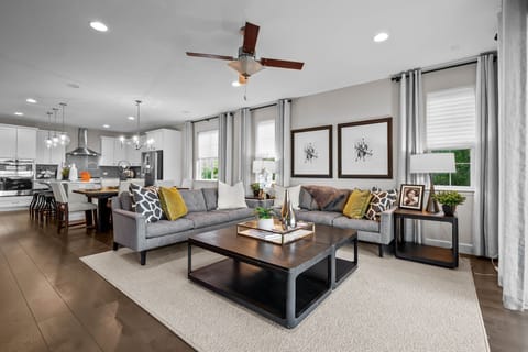 Main Living, Dining and Kitchen