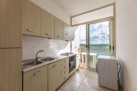 Apartment, Balcony, City View | Private kitchen | Full-size fridge, oven, espresso maker, cookware/dishes/utensils