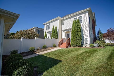 Back of house, main entry for guests