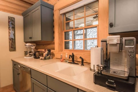 Kitchen is stocked with the essentials