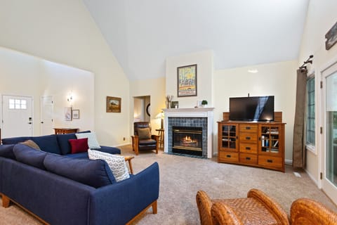 TV, comfy chairs for all