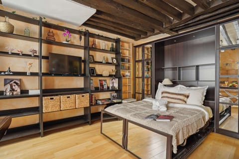 The sleeping area
