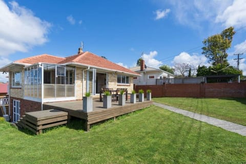 Home with a lovely big garden
