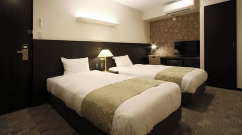 <Twin room> Two 100cm wide beds