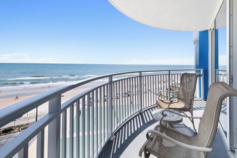 Private oceanfront balcony.