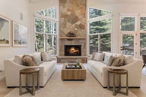 Large Fireplace