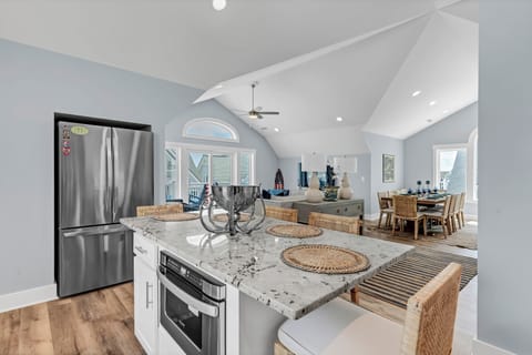 The open floorplan is perfect for entertaining