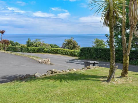 Glorious sea views from the garden | Woodlea Cottage 2, Dippen, near Whiting Bay, Isle of Arran