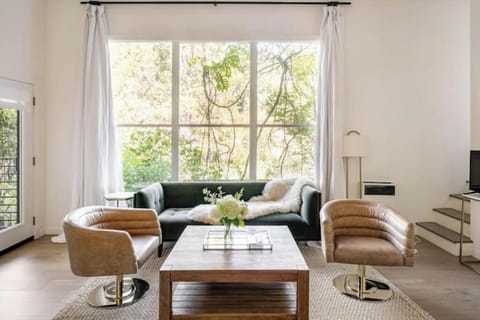 Living area with views into the canyon