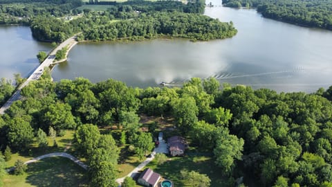 An photo of our property from above