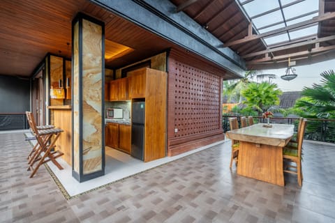 Shared fridge, microwave, cleaning supplies