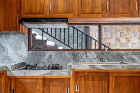 Shared fridge, microwave, cleaning supplies