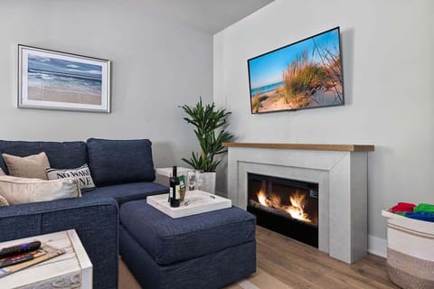 Relax by the fire and make yourself at home!