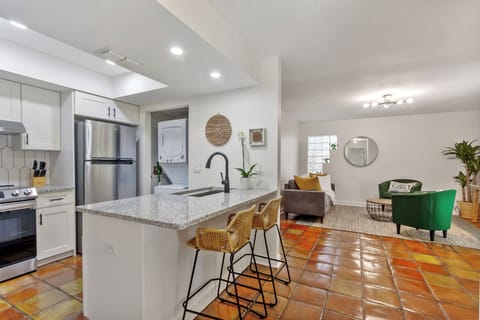 Open layout for living room and kitchen!