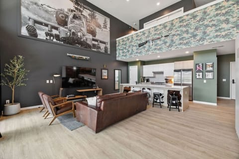 Open concept living/dining/kitchen