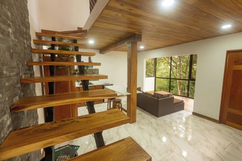 Duplex, 1 Bedroom, Balcony, Mountain View | Living area | 36-cm flat-screen TV with cable channels