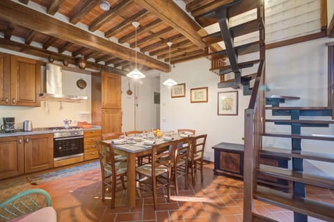 Kitchen and dining area