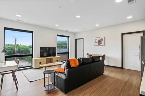 Deluxe Apartment | Living area | 42-inch Smart TV with digital channels