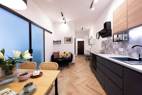 Apartment | Private kitchen | Fridge, oven, stovetop, dishwasher