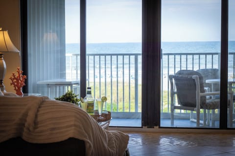 Ocean front view from living room