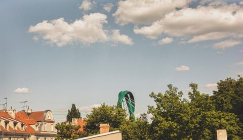 Scenic view of Trasa Uniwersytecka – Enjoy a unique cityscape of Bydgoszcz, featuring the famous bridge and urban skyline!