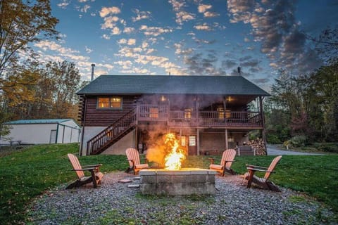 Outside you'll love to enjoy the perfect cool evening by the fire pit! Don't forget the s'more ingredients!