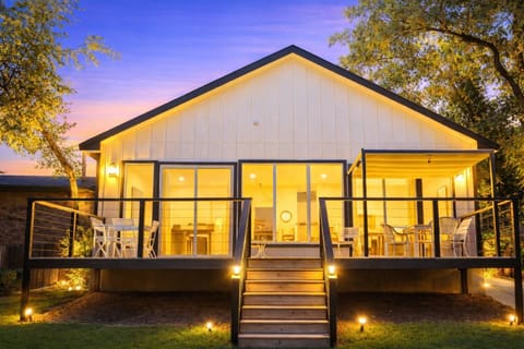 Back of Property and Sitting Area