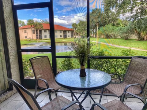 Terrace with lake view 
