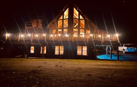 Cozy up to the Fire Under the Rope Light