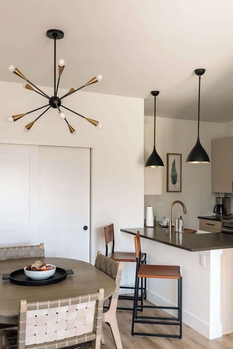 Dining and kitchen areas