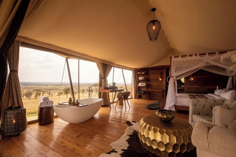 Honeymoon Tent | Egyptian cotton sheets, premium bedding, memory foam beds