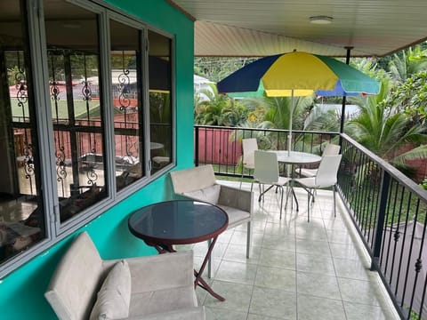 Corner Private terrace directly outside of apartment.