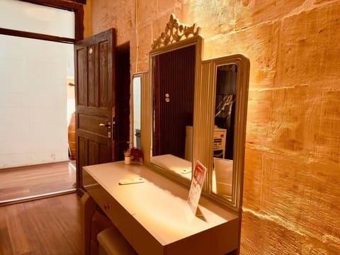 Deluxe Double Room, City View | Desk, laptop workspace
