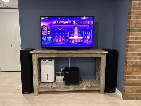 Lower Family Room Entertainment Center