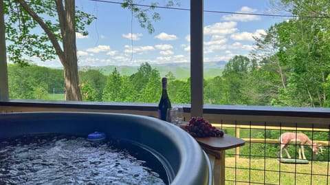 Hot tub and amazing views
