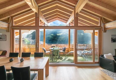 Penthouse Apartment in Chalet Am Acher in Wengen, Switzerland