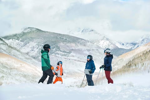 Spend time on the slopes with friends and family in the winter