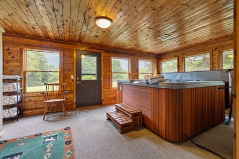 Enjoy a dip in our hot-tub after a long day of adventures!