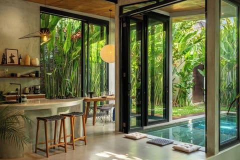 Villa, 2 Bedrooms, Garden View | Living area | 43-inch Smart TV with cable channels