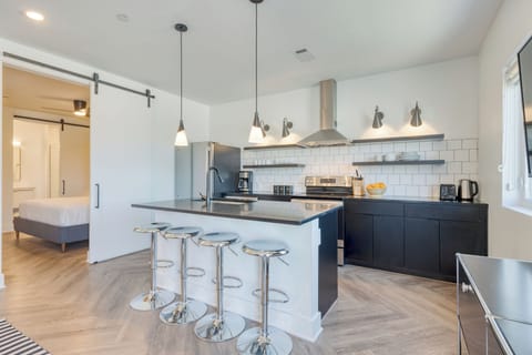 Functional kitchen space.