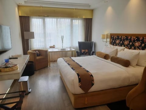 Executive Double Room, City View | Desk, free WiFi