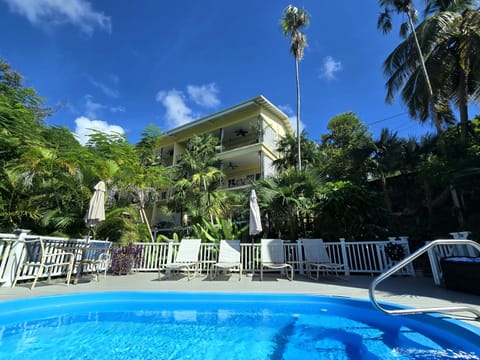 Just steps from the pool